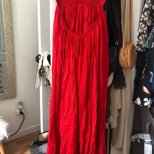 Red indah max dress